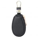 Kunstnahast auto v&otilde;tme&uuml;mbris koos rippuva pandlaga v&otilde;tmehoidja ketiga kaasaskantav kaugjuhtimispuldi hoidja T&otilde;mblukuga kott kaitsekott rahakott must