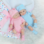 Mini peopesaga beebinukk, t&auml;issilikoonist armas simulatsioon, kaks beebinuku m&auml;nguasi, loominguline isiksus, kingitud nukud m&auml;ngumaja m&auml;nguasjad Twins Doll
