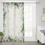 Troopiline Akvarell Taim Lilled Aknakardinad Maalilised Kardinad Elutuppa Dekoratiivsed Esemed Elutuba 135W x 60H(cm)