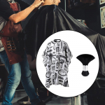 Barber Cape Juuksel&otilde;ikus Juuksev&auml;rvi Sall Reguleeritava Pandlaga T&auml;iskasvanute meigip&otilde;ll kunstnikule hall v&auml;rv