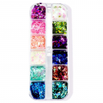 Ultra-thin butterfly sequins nail laser sequins eye makeup butterfly jewelry nail shaped sequins