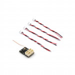 FS-R4M vastuv&otilde;tja 2,4 GHz 4 kanaliga kaugjuhtimispuldi vastuv&otilde;tja &uuml;he antenni PWM-v&auml;ljundiga ANT-protokolliga saatjatele FS-G7P Mini Micro Cars must