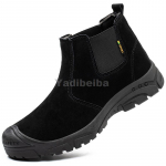 Meeste Keevitaja T&ouml;&ouml;jalatsid L&ouml;&ouml;gikindlad Kaitset&ouml;&ouml;saapad Terasest Varvastega Turvajalatsid Seemisnahast Purunematud Turvasaapad Meeste Jalatsid 45