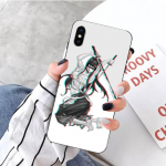 Hentai Harajuku Anime Girl Case telefoni&uuml;mbris iPhone'ile 14 13 12 11 XS X 8 7 6 Plus Mini Pro Max SE 2022 pehme must telefoni&uuml;mbris iPhone 14
