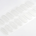 16 Tips/Sheet Glitter Poolkuivanud geelk&uuml;&uuml;neriba kleebis UV/LED Lambiga kuivatatud s&auml;delev k&uuml;&uuml;nelakk T&auml;iskattega k&uuml;&uuml;nte kleebised