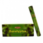 Tridev Eucalyptus Agarbatti/Viirukipulgad | Hexa seeria | L&otilde;hn | P&uuml;hendunud | 6 Pkt * 20Gm Pooja/jumalateenistuse eest