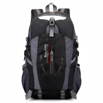 Lihtne v&auml;lim&auml;gironimiskott Unisex suure suurusega &otilde;lakott Sport vaba aja reisimiseks 30-50L must