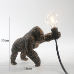 King Kong Gorillast Loom Laualamp Siseruumides Vaik Kaunistus V&auml;ikesed &Ouml;&ouml;lambid Loov Laste Magamistoa Kingitus Laua Kaunistuslambid