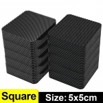 20/2tk Vaibakinnituskleebised Kahepoolsed k&otilde;rge kleepuvad autovaibad, fikseeritud plaastrid Kodus Jalamatid Libisemisvastased haardeteibid 1pcs must