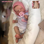 19-tollised Bebe Reborn v&auml;ikelapsenukud Pascale t&auml;isvin&uuml;&uuml;list v&otilde;i riidest kehaga vasts&uuml;ndinud nukk Armas magamisnukk beebim&auml;nguasjad lastele lapse p&uuml;hade &uuml;llatuskingitus cloth body