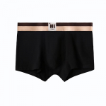 Meeste puuvillane bokseri aluspesu laia v&ouml;&ouml;ga bokserid, niiskust &auml;rajuhtivad bokserid, alusp&uuml;ksid meestele 2XL must