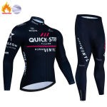 QUICK STEP Soe talvine termofliisist rattas&auml;rkide komplektid meeste vaba&otilde;hus&otilde;iduks MTB Ropa Ciclismo rinnap&uuml;kste komplekt, rattariided 4XL
