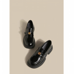Ehtsad Nahk Mokassiinid Naiste Kingad Kevad Uued Slip-on Pehme Tallaga Kingad Briti Stiilis Nahkkingad Mary Jane Kingad 35