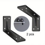 2 tk Tugeva t&ouml;&ouml;v&otilde;imega paksendatud ja laiendatud varjatud traksidega liigendi nurkklambrid puidust lauast rippuvad toed pimeriiuli seinakinnitus Ujuvad riiuliklambrid