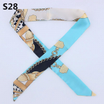 &Otilde;huke S&otilde;lmimiskoti K&auml;epide Siidsall V&auml;ike Lint Dekoratiivne Sall Koti Rihm Naiste Sall Lint 95*4cm