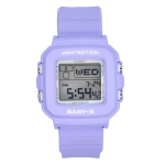Casio Baby-G Plus Digitaalne 30. aastap&auml;eva Lilla Vaikrihmaga Kvarts BGD-10K-6 100M Naiste K&auml;ekell Spetsiaalse Hoidikuga valge