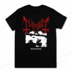 R&auml;ppar Mayhem Surma T-s&auml;rk Mood T-s&auml;rgid Puuvillane T-s&auml;rk Laste Hip Hop Topid Tees Naiste T-s&auml;rk Anime Rock Camisetas Poiste T-s&auml;rgid XL