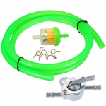 1 tk 6 mm ATV mini motokrossi mustuskarbiga jalgratta k&uuml;tusepaagi l&uuml;liti, ventiil, gaasibensiini filtri vooliku toru toru sisemine klambriklambrid 70-160 cc punane