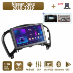Androidi autoraadio Nissan Juke 2010-2019 jaoks Multimeediapleier Peaseade Stereo GPS-navigatsioon BT WIFI 1+16GB 1+16GB,B