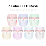 Foton Naharejuvenatsiooni Instrument Spektromeeter Kodumajapidamise N&auml;ov&auml;rvi Valgus Iluinstrument Led7 V&auml;rvi Ilu Mask 7 colors valge