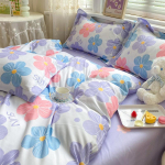 Neljaosaline voodipesu &uuml;hiselamu tekk 4-osaline komplekt 1.2m bed