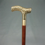 Designer Brass Derby Design Head k&auml;epide Puidust vintage roost puidust jalutuskepp