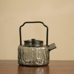 1 tk Klaasist Teekann K&otilde;rge Borosilikaat Kuumakindel Kaheotstarbeline Leotamiseks Ja Keetmiseks Kodu Restoran Hotell Kontorikasutus Teevalmistamise Tarvikud 430ml/14.5oz