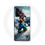 Coque Maniacase pour Xiaomi Redmi Note 12 Pro 5G super mario bros Mario