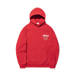 Li Ning igap&auml;evase j&otilde;ukuse seeria lumemustriga lai pullover-kapuutsiga unisex kapuuts Samba-punane AWDU337-7 XL