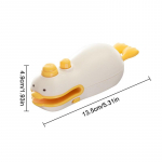 Magnetilised kuumsulgurid, kotisulgurid, k&auml;eshoitavad kotisulgurid, pardikujulised kotisulgurid, laetavate kottide tihendid valge