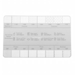 Suuruse viitekaart Roostevabast terasest kohvim&otilde;&otilde;t M&otilde;&otilde;teriistad Dropship