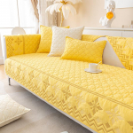 Pestud puuvillane harjatud diivanipadi Four Seasons universaalne kate Bohemia libisemiskindel diivanipadi 70*70 beež