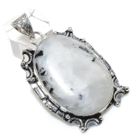Natural Rainbow Moonstone 925 Sterling Silver Jewelry Pendant 2.36 y5a46