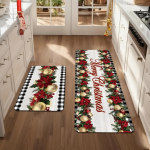 2 tk V&auml;simusevastased K&ouml;&ouml;givaibad J&otilde;ulud Veekindel Libisemiskindel Paks Polsterdatud K&ouml;&ouml;gimatt Raskeveokitega Mugav Seisumatt K&ouml;&ouml;ki 40*60cm+40*120cm（2Pcs）