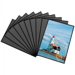 10 tk magnetilised pildiraamid magnetiline fototasku korduvkasutatav magnetm&auml;rgihoidja l&auml;bipaistev PVC magnetiline pildiraam