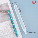 1 tk pliiatsihoidja vaiguvorm silikoonvormid UV epoksiidist ehete valmistamise t&ouml;&ouml;riist