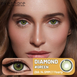 EYESHARE Colored Contact Lenses Green Annual Soft Lenses Brown Natural Eye Makeup Contact Lenses Grey Beauty Lenses Black Colored Contact Lenses 1Pair