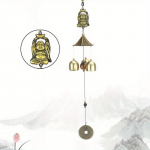1 tk Antiikmetallist Hiina draakoni pronksist tuulekell rippuv Feng Shui poe uksekell rippuv tuulekella Buddha