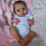 Algup&auml;rase kaubam&auml;rgiga 20'' 50 cm riidest keha vasts&uuml;ndinud beebinukk, pehme puudutusega armas avatud silmadega taass&uuml;nninukk, elutruu k&auml;sitsi maalitud juustega reborn nukud lastele kingituseks m&auml;nguasi 50cm cloth body