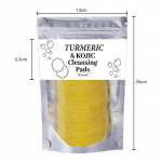Kurkumi puhastuspadjad Kurkumi puhastuspadjad Koorivad puhastavad n&auml;ohooldused 20pcs