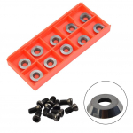10tk 30&deg; &Uuml;mar 12x2.5mm Karbiidist Sisestused L&otilde;ikurid Noad Asendus Treipingi Tera