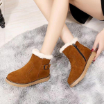 Kingad naistele Korea seemisnahast naiste lumesaapad suured punased pahkluuni saapad talv 2024 uudne disainer luksus libisemiskindel jalats 35