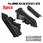 3 tk auto mootori &uuml;lemise sektsiooni vaheseinapaneelide komplekt BMW X5 X6 E70 E71 E72 jaoks 51717169419 51717169420 51717169421 CHINA