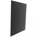 Terasest alus eraldiseisvale pliidile MUDEL 6 80x100 cm must must