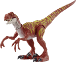 Mattel JURASSIC WORLD T&otilde;eline Mini Tegevuskuju Velociraptor HBX31 H&uuml;ppa! [Kogupikkus 20cm] [Dinosaurusm&auml;nguasi] [Alates 4. eluaastast] pruun