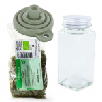 Flacon &agrave; &eacute;pices poudreur + entonnoir + estragon bio 20 g