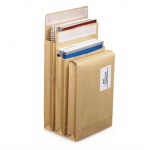 75 pochettes kraft renforc&eacute;es d&eacute;pliables - 22,9 x 32,4 cm