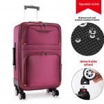 Suure mahutavusega Oxfordi riidest k&auml;rukohver universaalsete rataste ja paroolilukuga meestele ja naistele 20-inch [Carry-on]