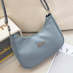 Pehme lit&scaron;imustriga kaenlaaluste kott Naiste suure mahutavusega tipptasemel &otilde;lakott valge