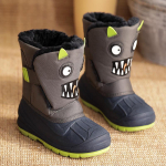 Multikakujulised veekindlad lumesaapad sametvoodriga lastele - soojad, libisemiskindlad, unisex Size 10 (EU 28) Foot length 16-16.9cm
